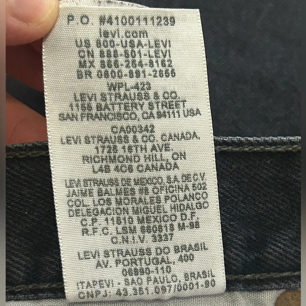 Vintage Levi’s 501 Men’s 38x30 Button Fly Denim Jeans - Picture 8 of 11